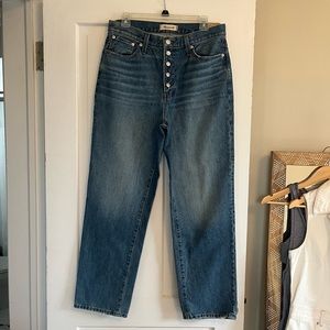 NWT Madewell the Perfect Vintage Straight Jean